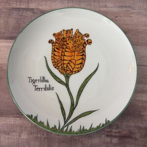 Villa Vanilla Taste Setter Tigerlillia Terribilis Plate